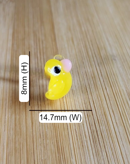 Rubber Ducky Glass Loc Bead
