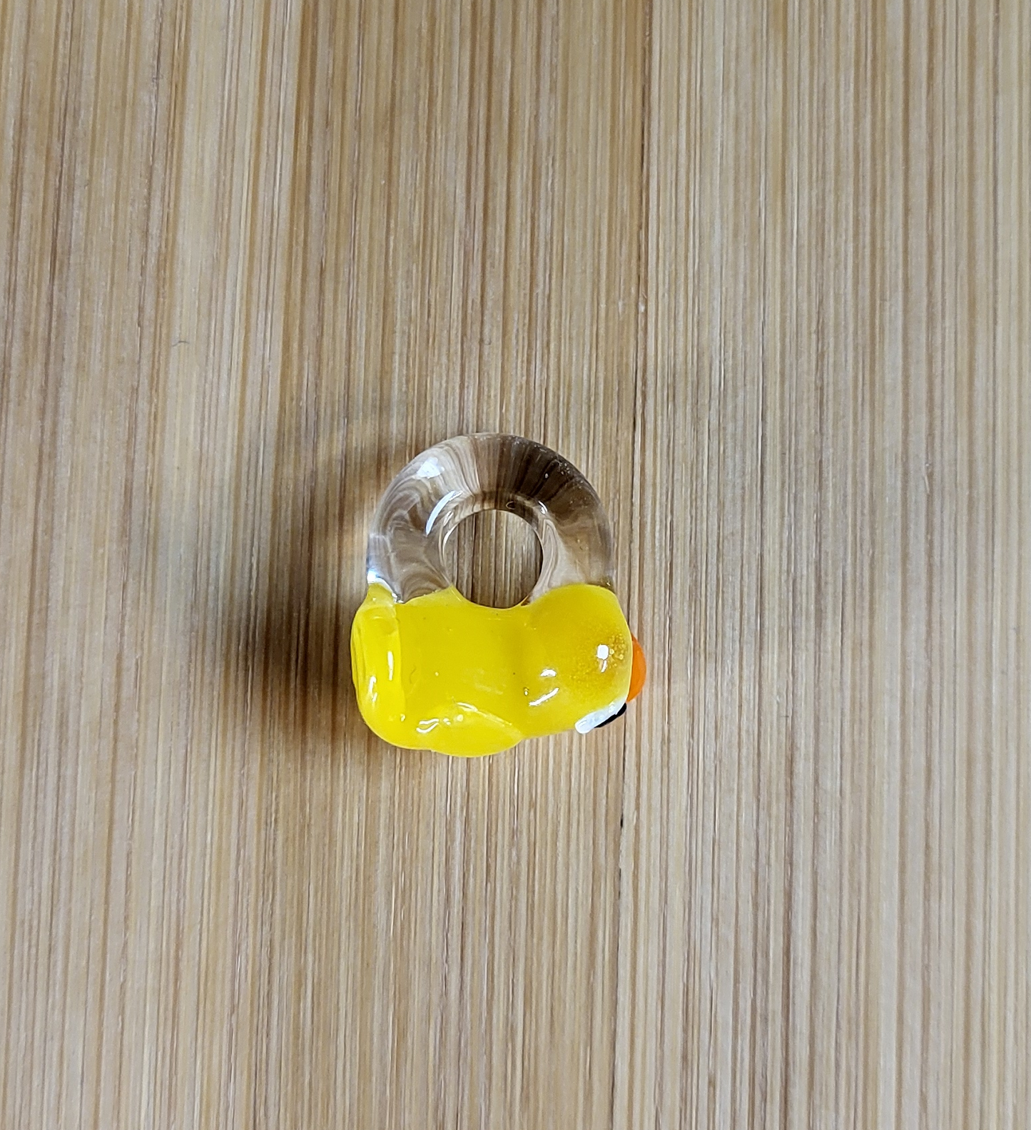 Rubber Ducky Glass Loc Bead