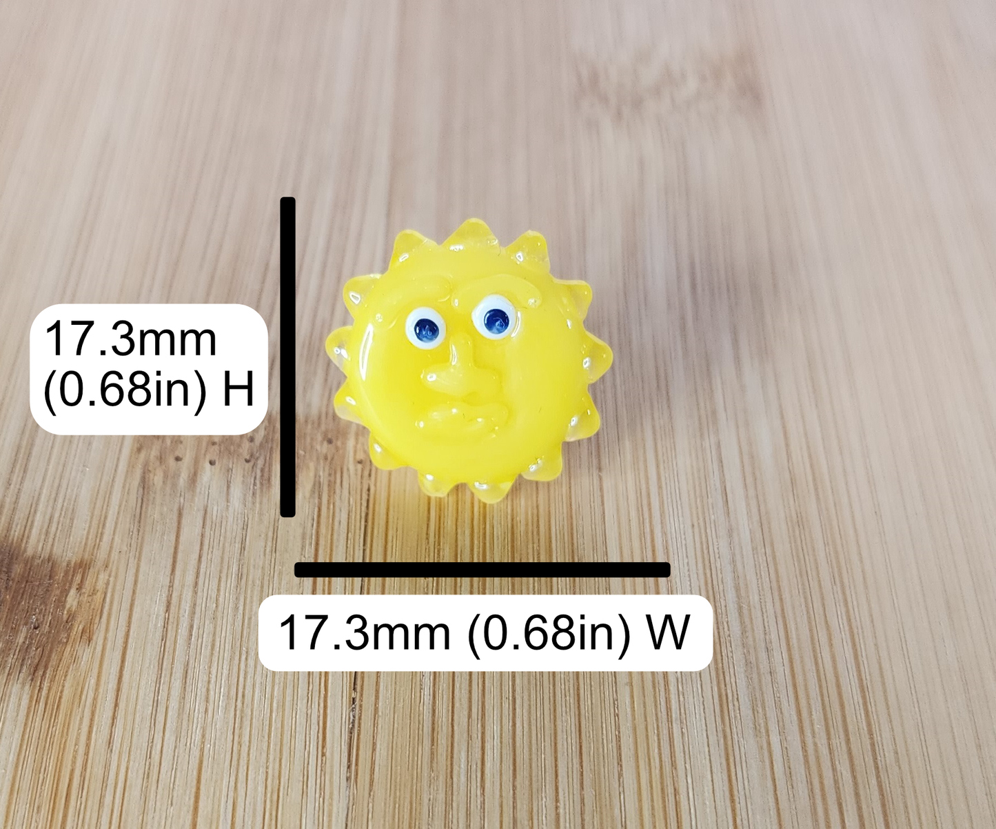 Sunshine Glass Loc Bead