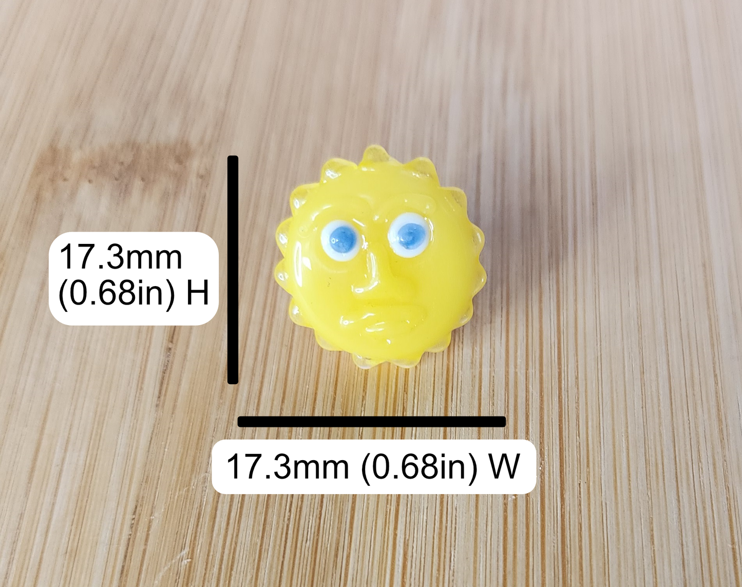 Sunshine Glass Loc Bead