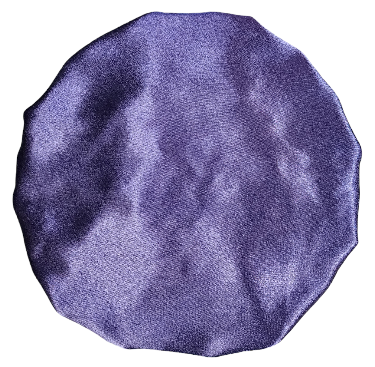 Blue and Blue Satin Bonnet