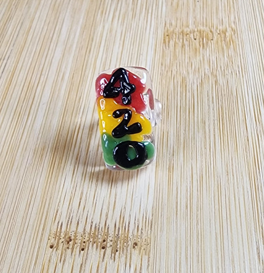 "420" Glass Loc Bead