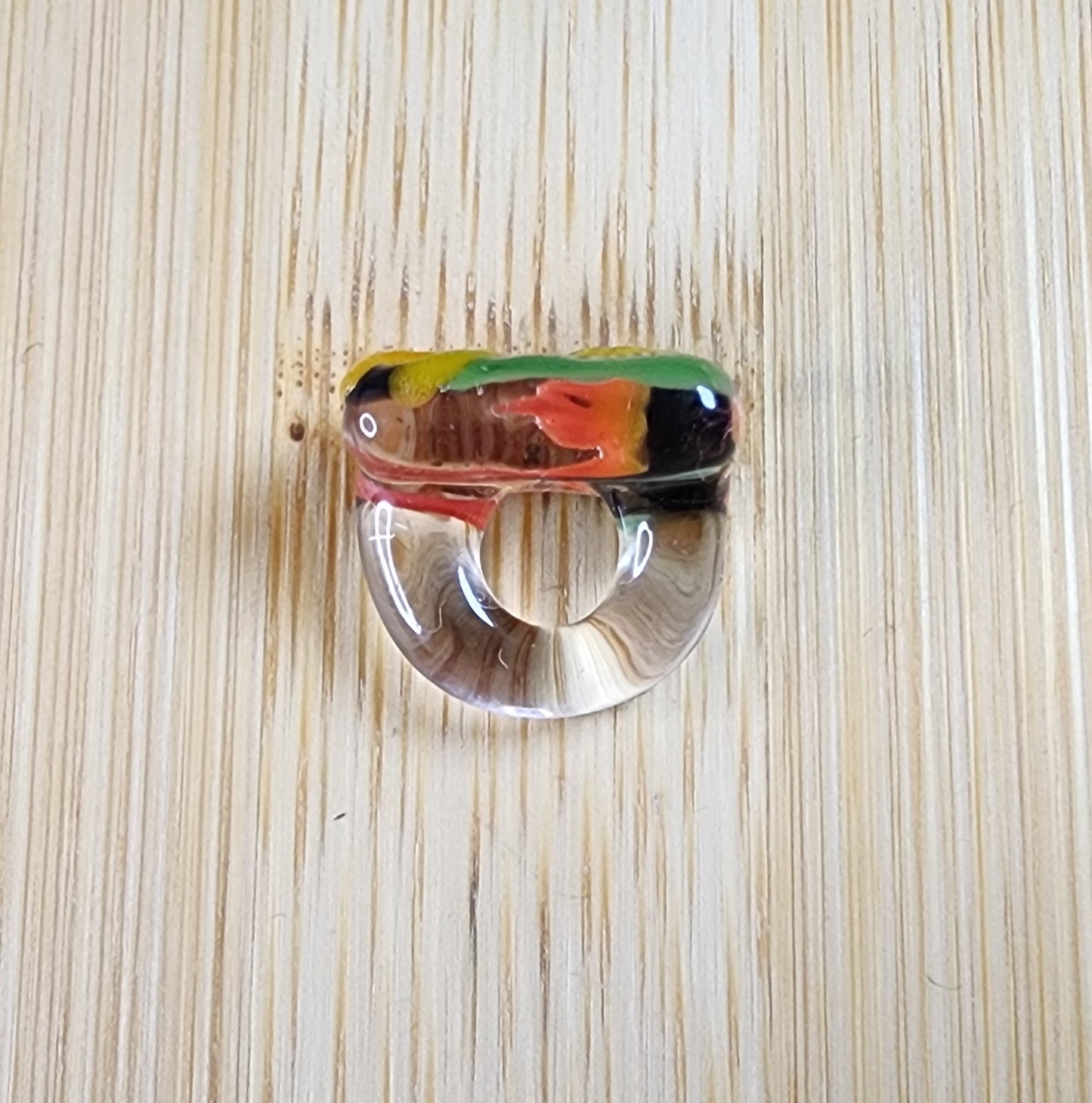 St Kitts and Nevis Flag Glass Loc Bead