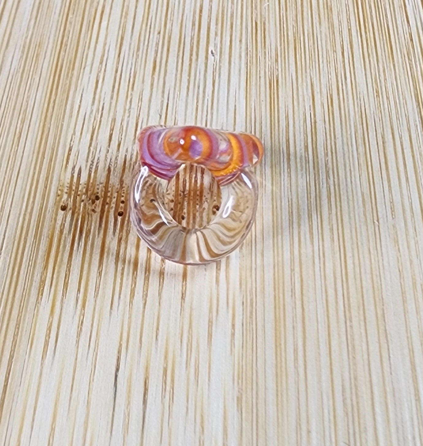 Rain Drop Glass Loc Bead