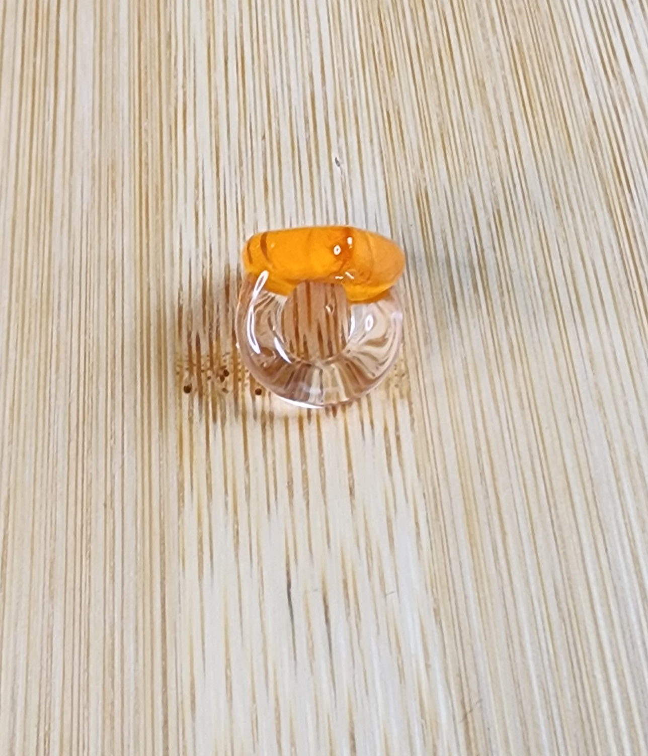 Rain Drop Glass Loc Bead