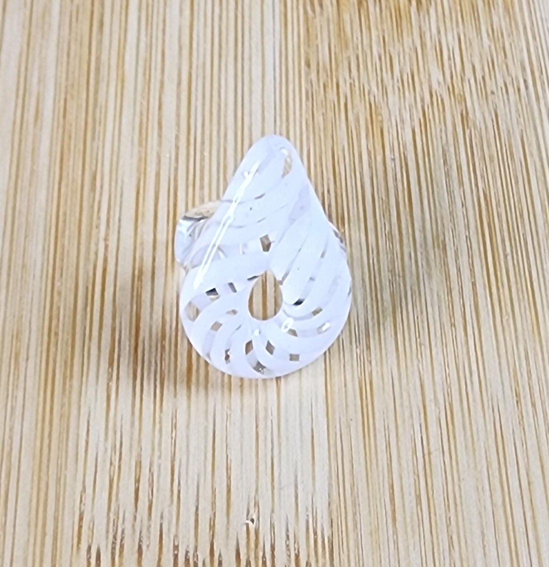 Rain Drop Glass Loc Bead