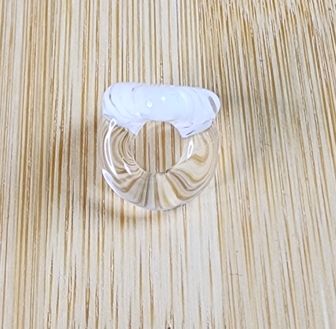 Rain Drop Glass Loc Bead