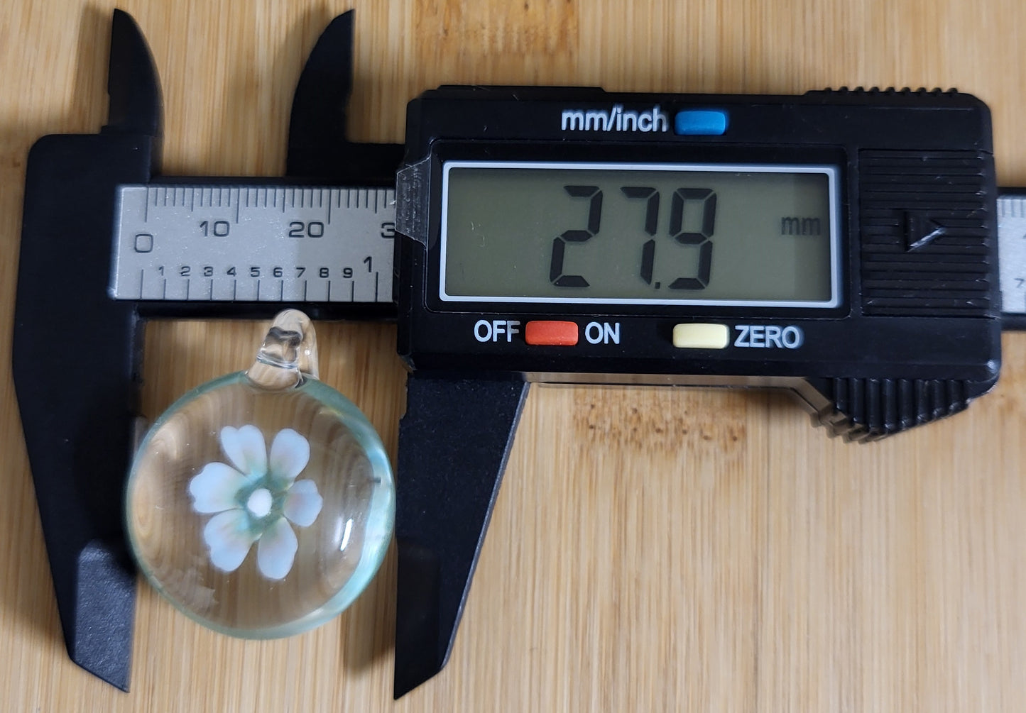 Floral Glass Pendants