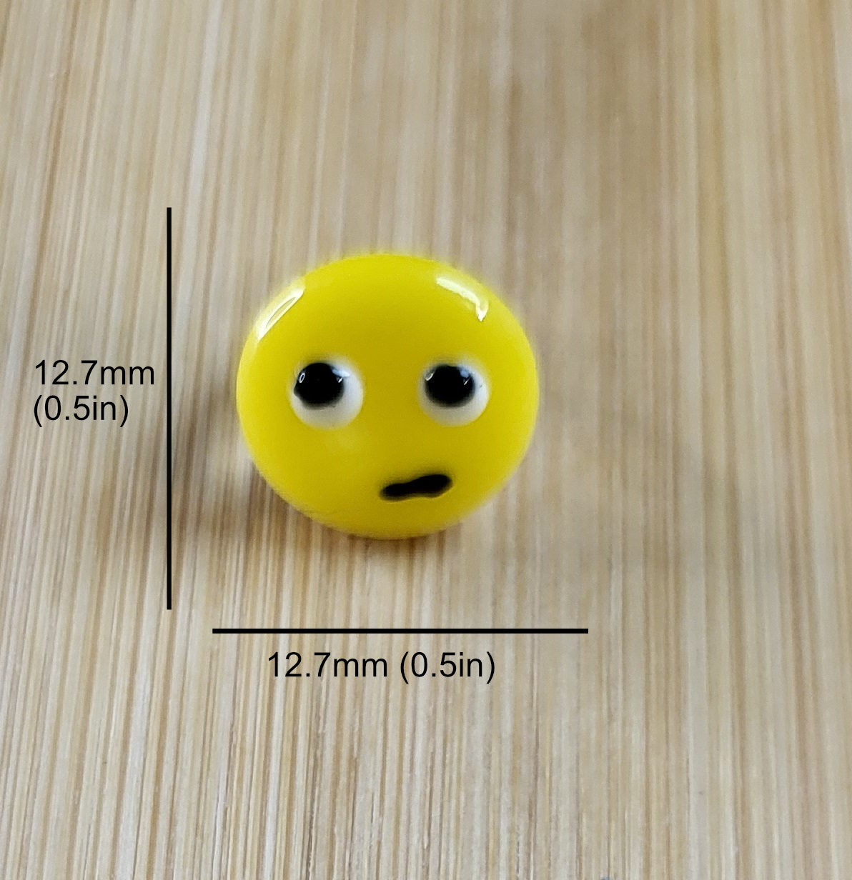 Emoji Inspired Glass Loc Bead