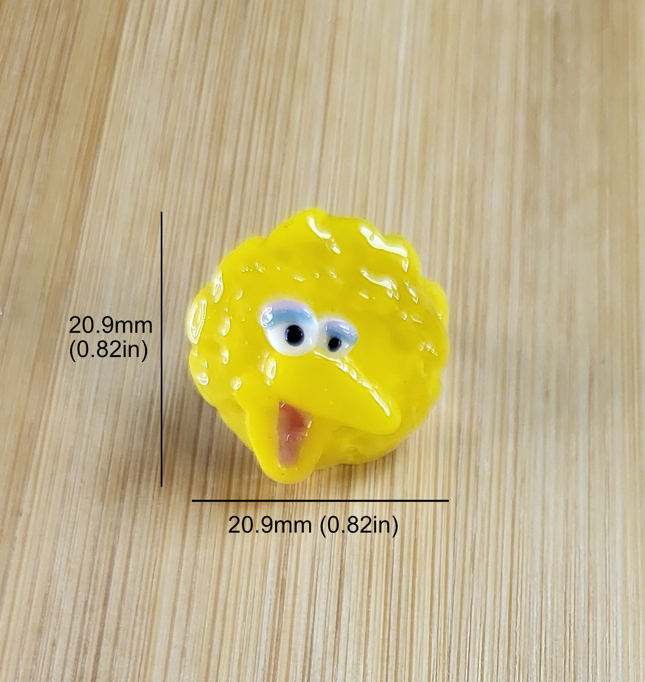 Sesame Street Glass Loc Bead