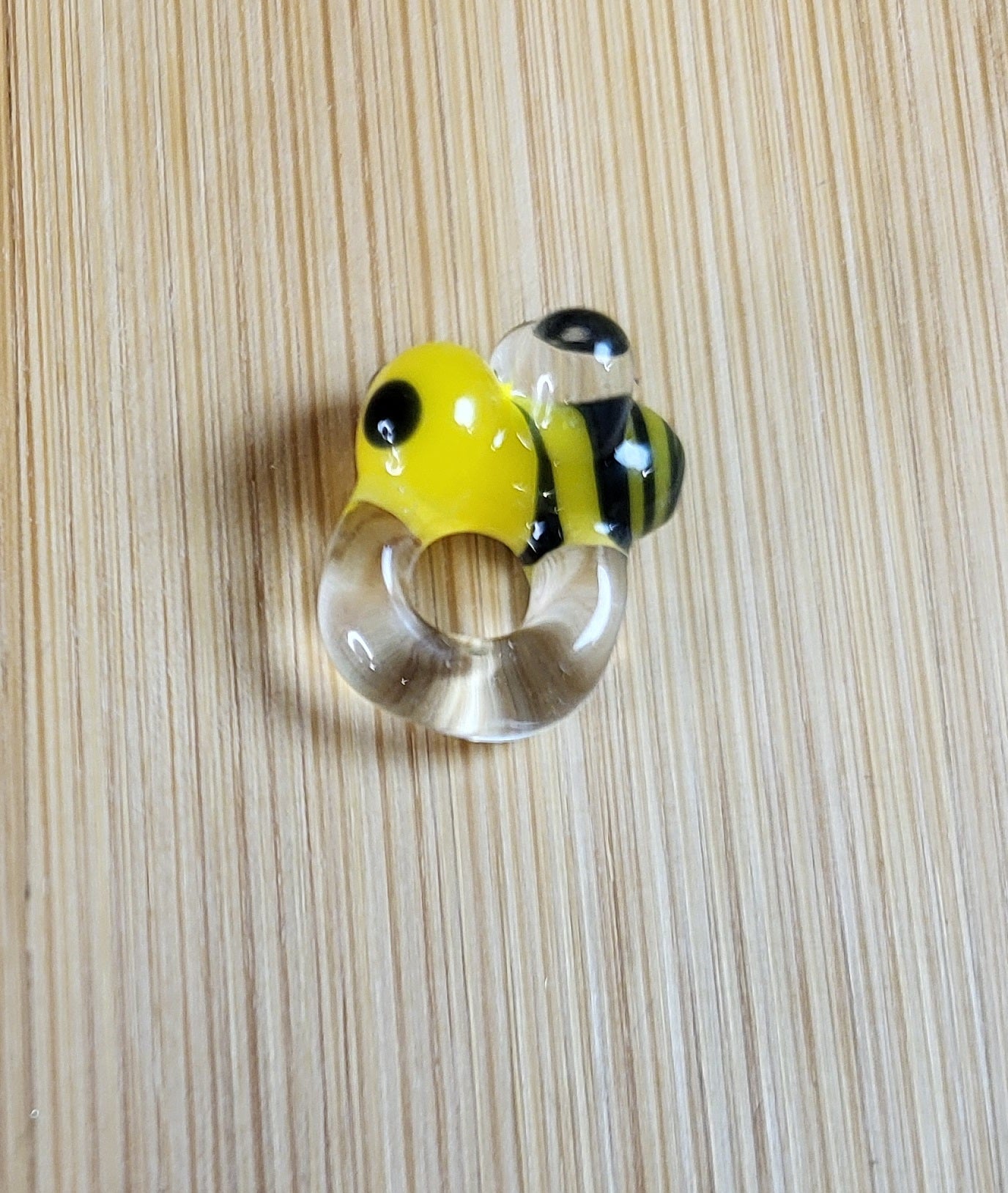 Bumble Bee Glass Loc Bead