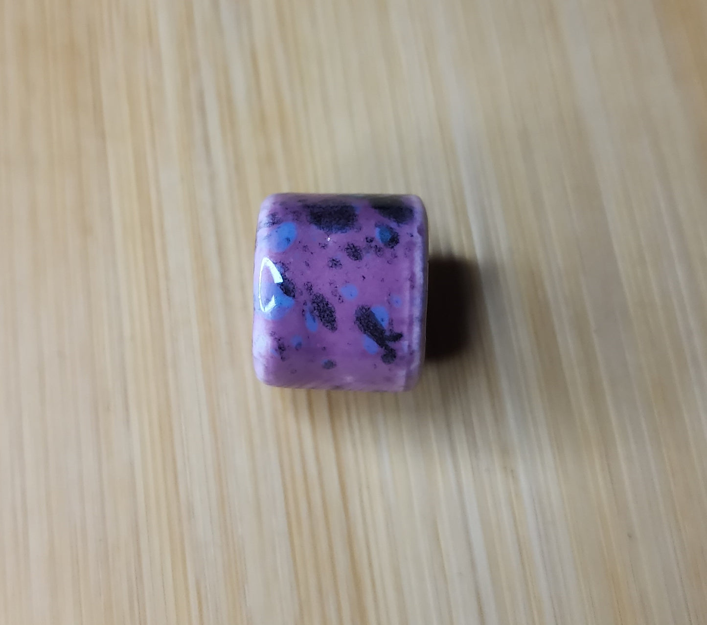 Pink Ceramic Loc Bead