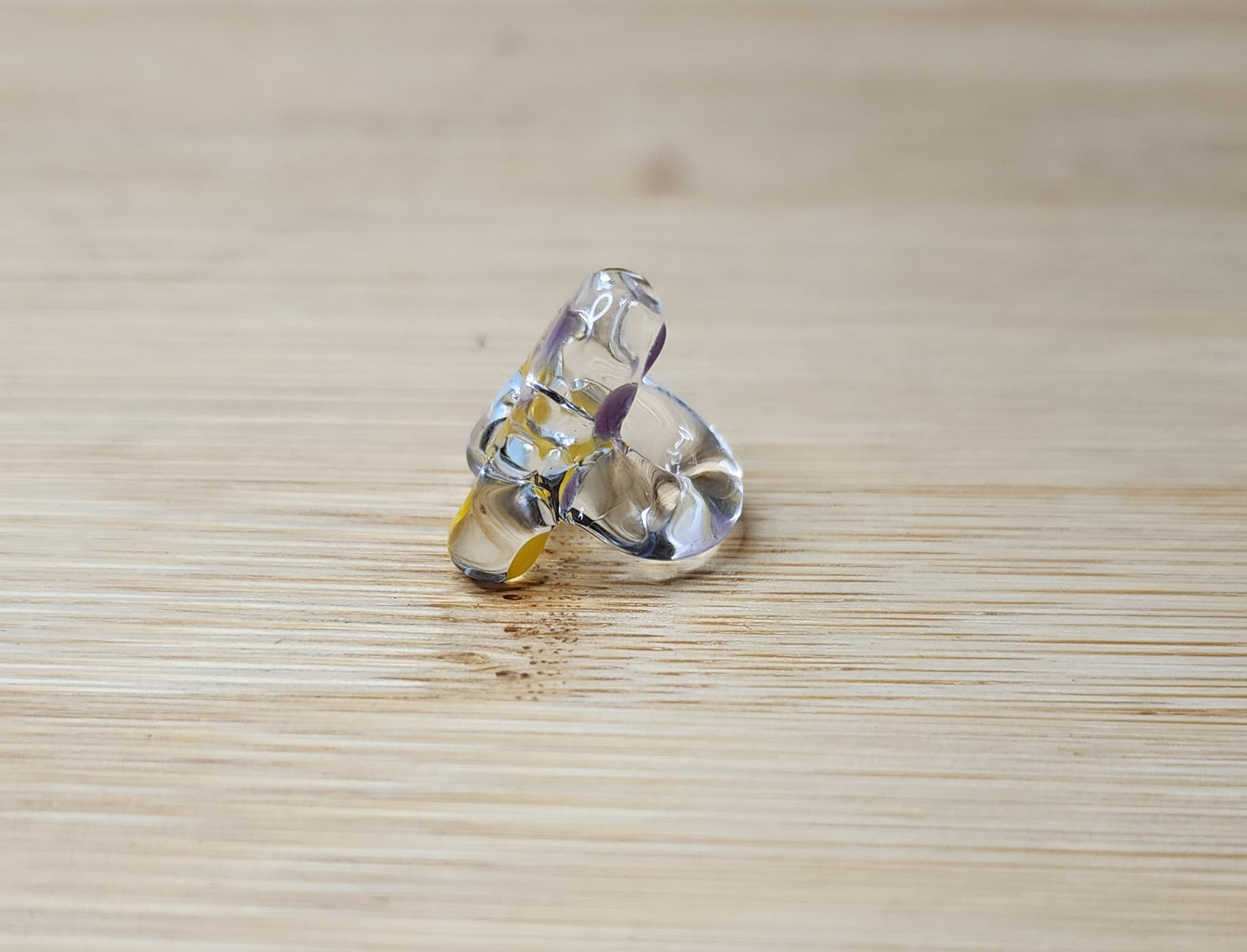 Letter "A" Glass Loc Bead