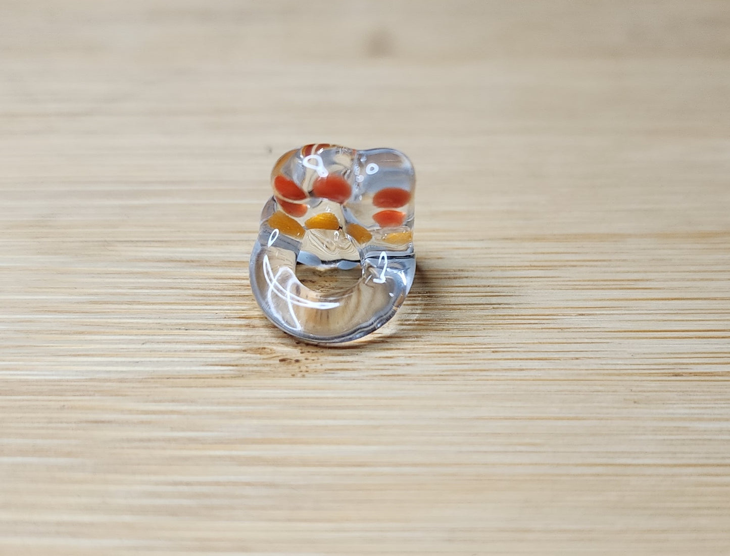 Letter "B" Glass Loc Bead