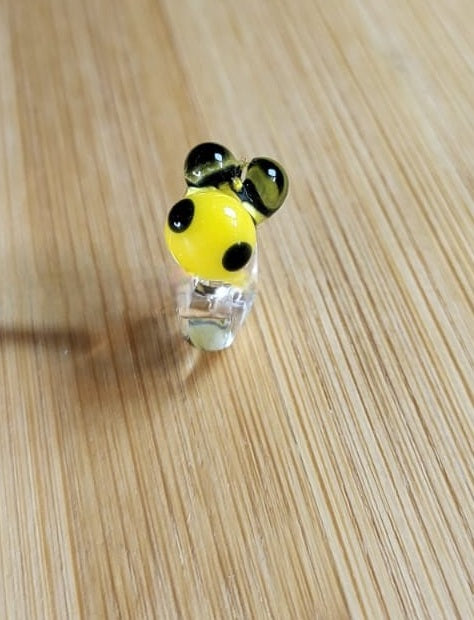Bumble Bee Glass Loc Bead