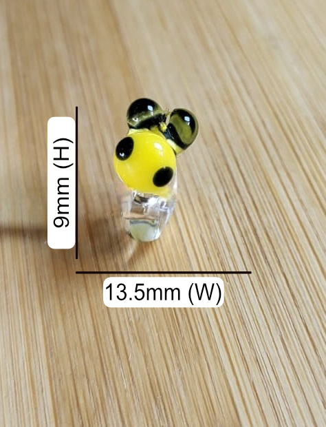 Bumble Bee Glass Loc Bead