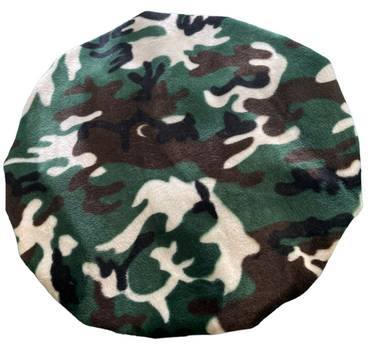 Camo Plush XL Satin Lined Bonnet