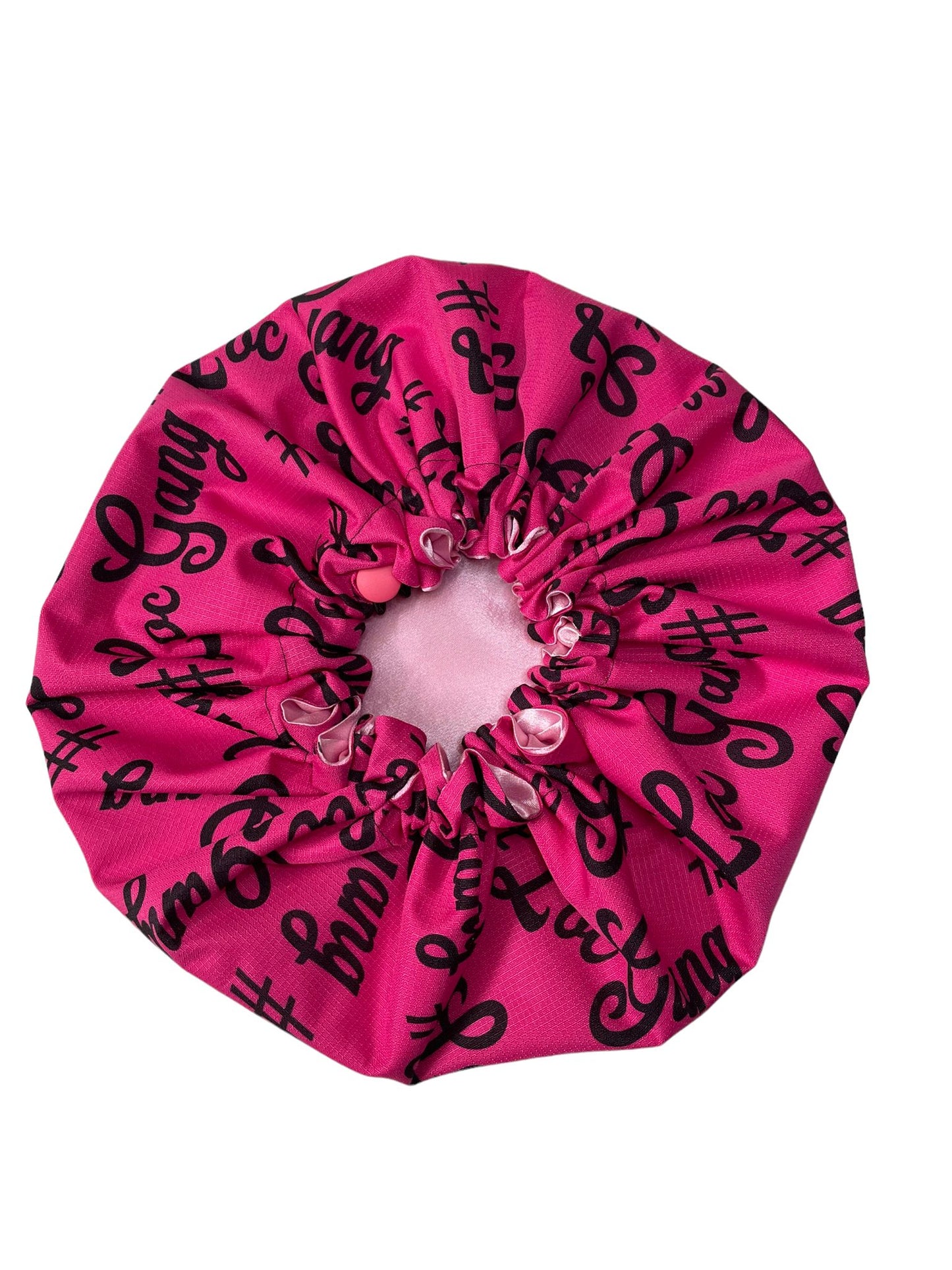 #LocGang Satin Lined Shower Cap