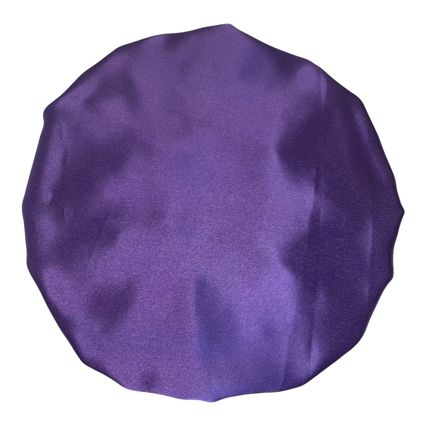 Large Purple & Orange Satin Bonnet