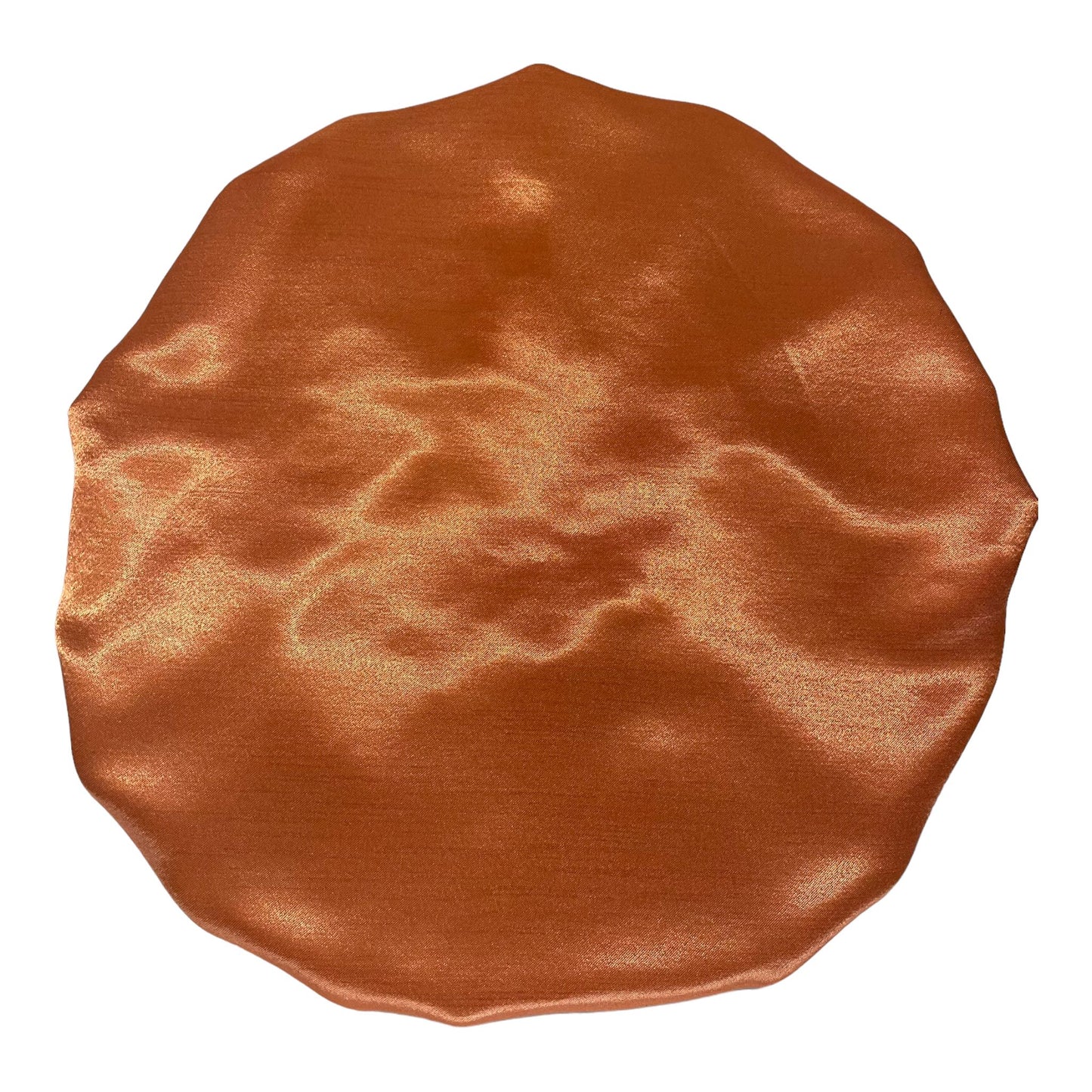 Large Purple & Orange Satin Bonnet
